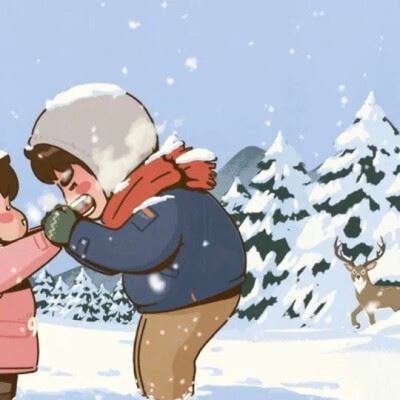 情侣头像一左一右