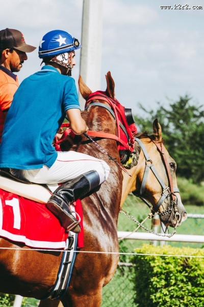 骑着马的人物图片