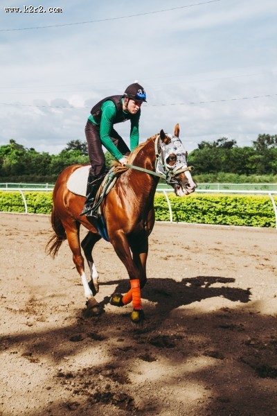 骑马的男士图片