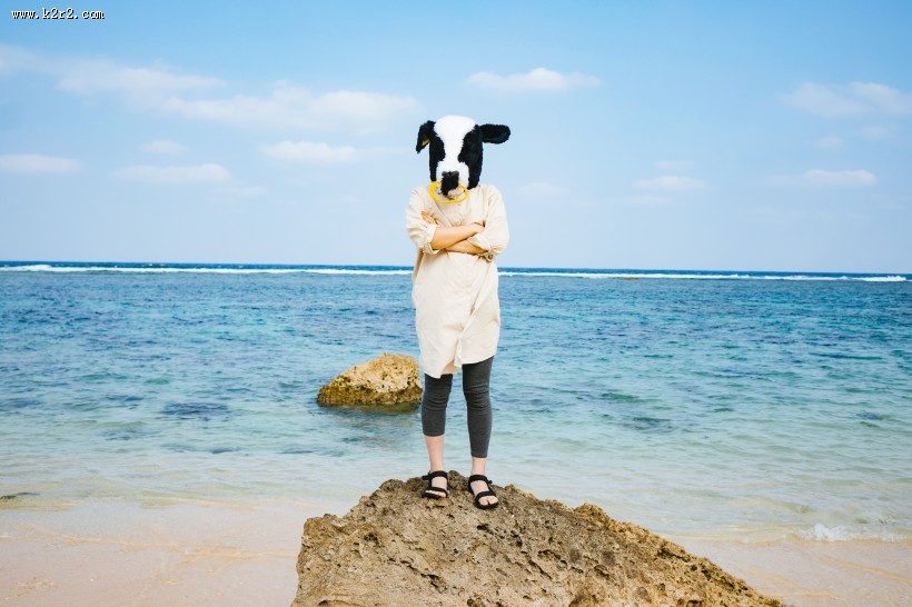 奇特装扮的人物图片