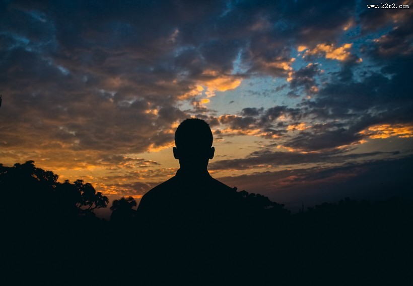 男人的人影轮廓图片