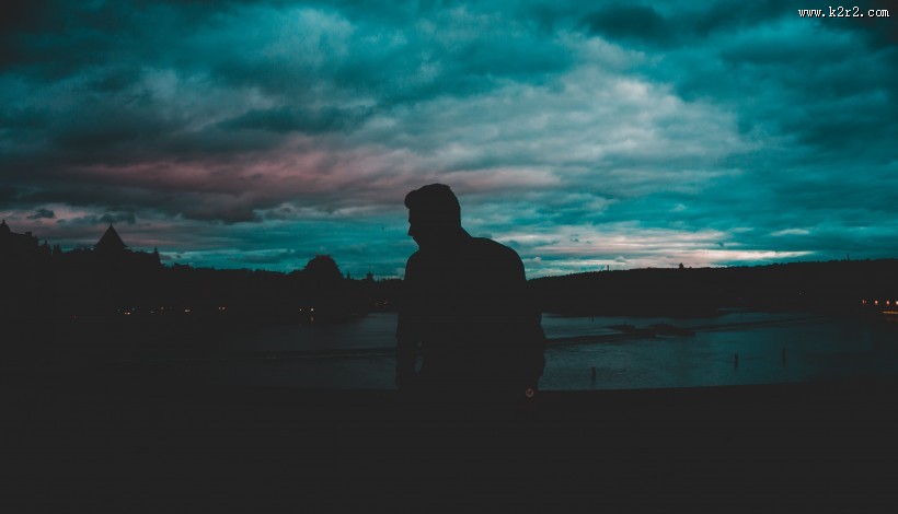 男人的人影轮廓图片