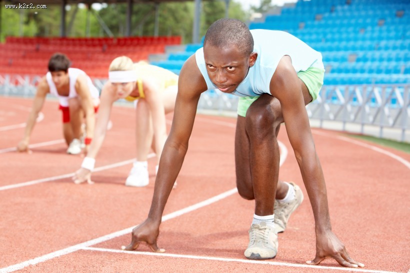 赛跑的人图片