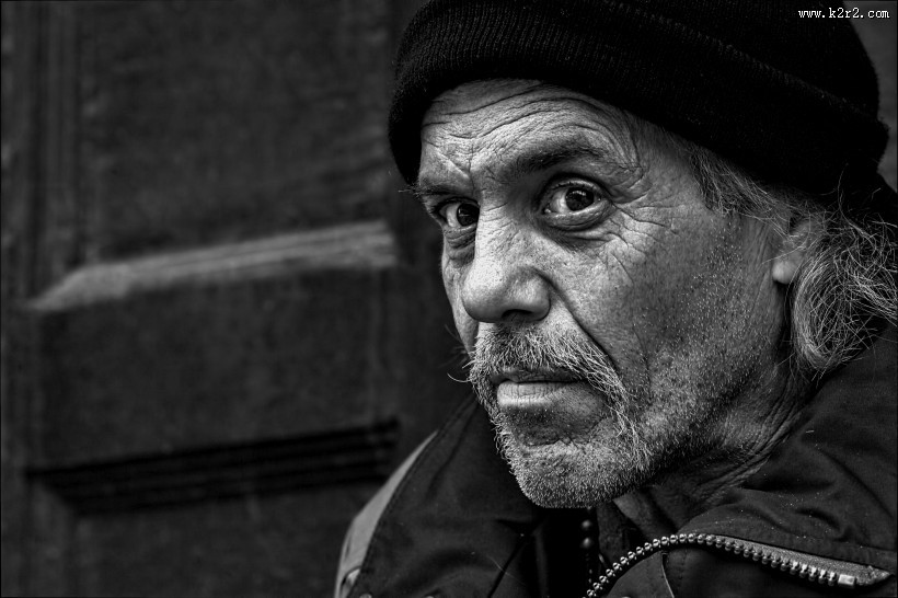 满脸皱纹的老爷爷图片