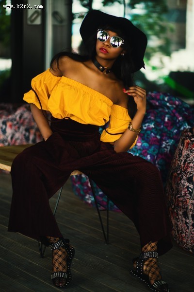 黑人女模特图片