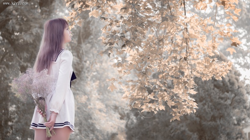 清纯的亚洲女孩图片