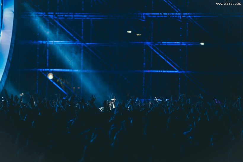 音乐会上的观众图片