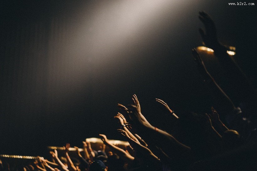 音乐会上的观众图片