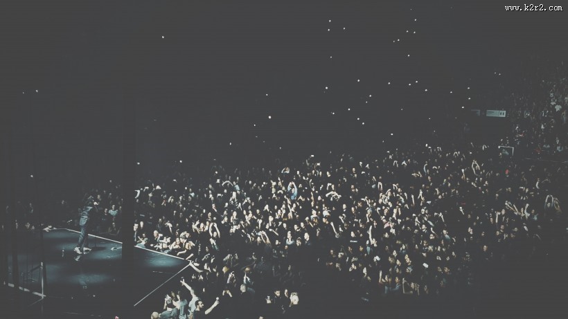 音乐会上的观众图片