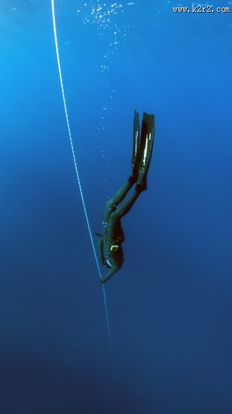 自由潜水的潜水爱好者图片大全
