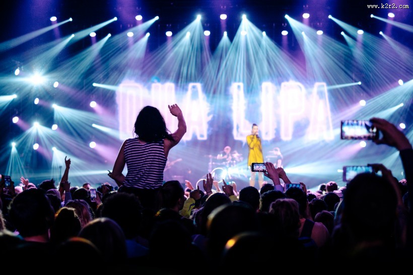 音乐会上狂欢的观众图片大全