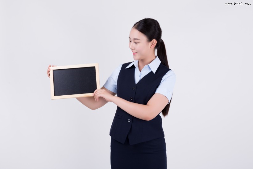 展示工作计划的职业白领图片大全