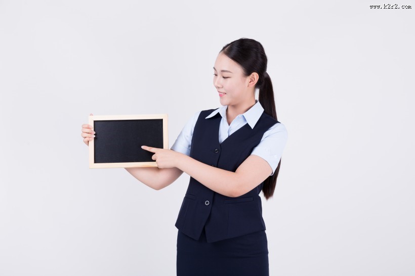 展示工作计划的职业白领图片大全