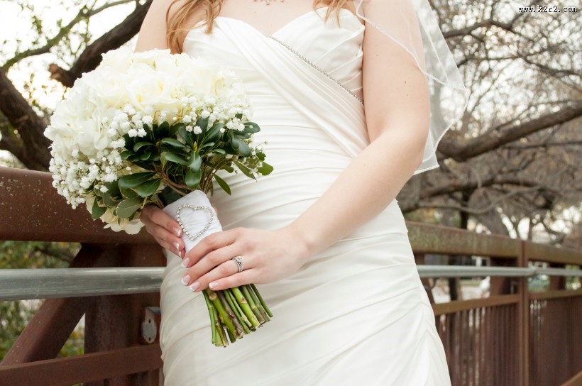 穿着婚纱的新娘图片大全
