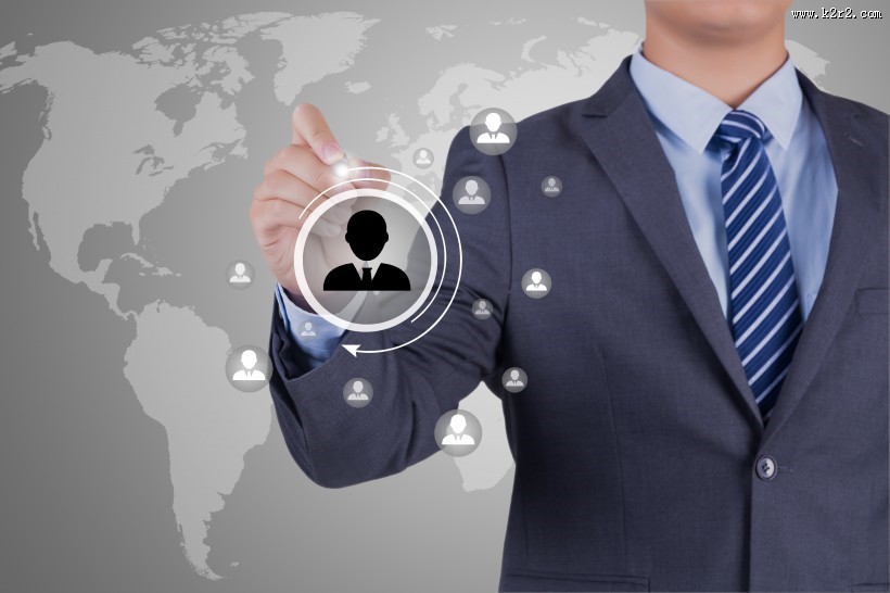 商务招聘形象概念图片