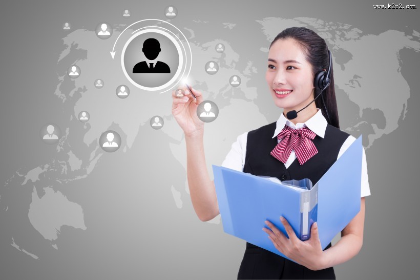商务招聘形象概念图片