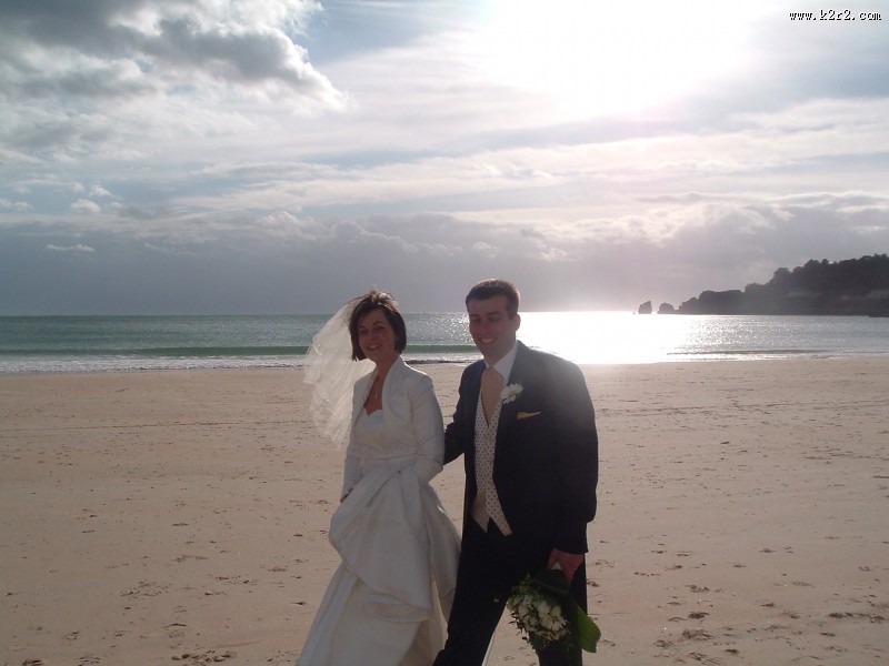 新郎和新娘浪漫婚礼图片