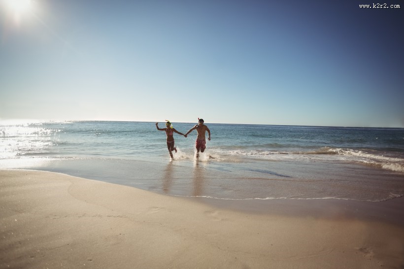 浪漫的情侣夫妻度假旅行图片大全
