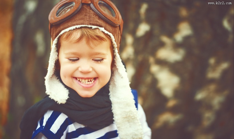 儿童幻想飞行员航空梦想家图片