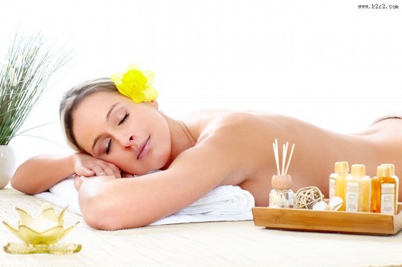 美女做养生spa图片