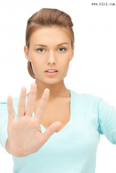 阻止手势的图片