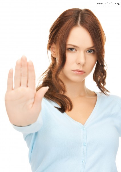 阻止手势的图片