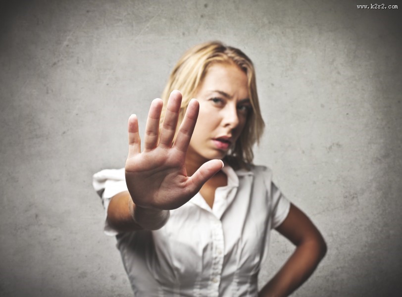 阻止手势的图片