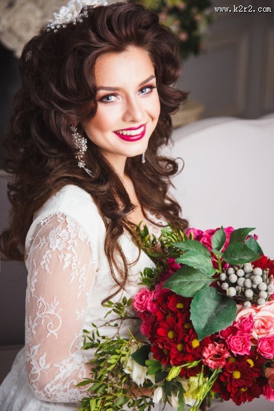 美丽新娘造型图片