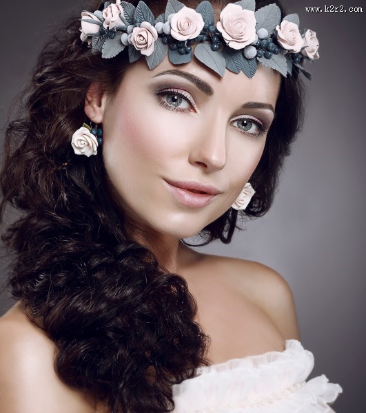 美丽新娘造型图片