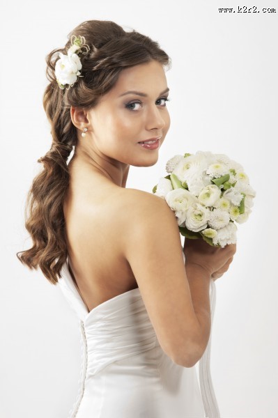美丽新娘造型图片