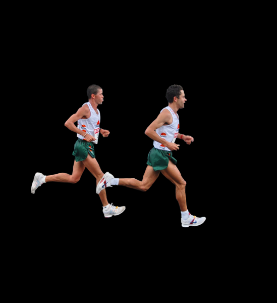 跑步透明背景PNG图片