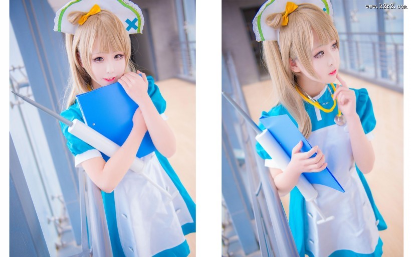 可爱美女cos南小鸟护士装图片