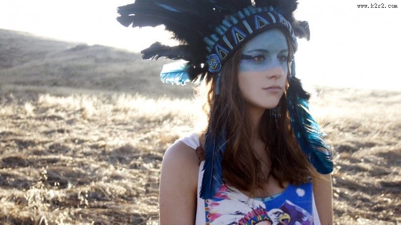 印第安美女图片