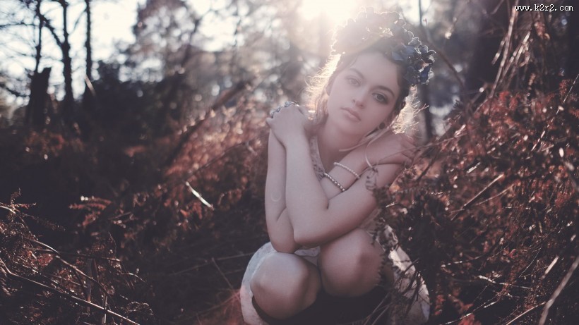 唯美的女孩图片