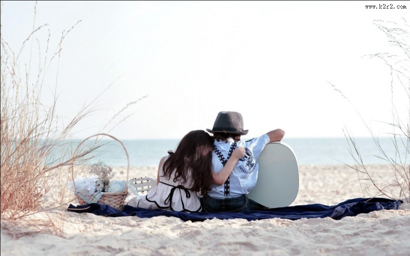 浪漫情侣背影图片大全