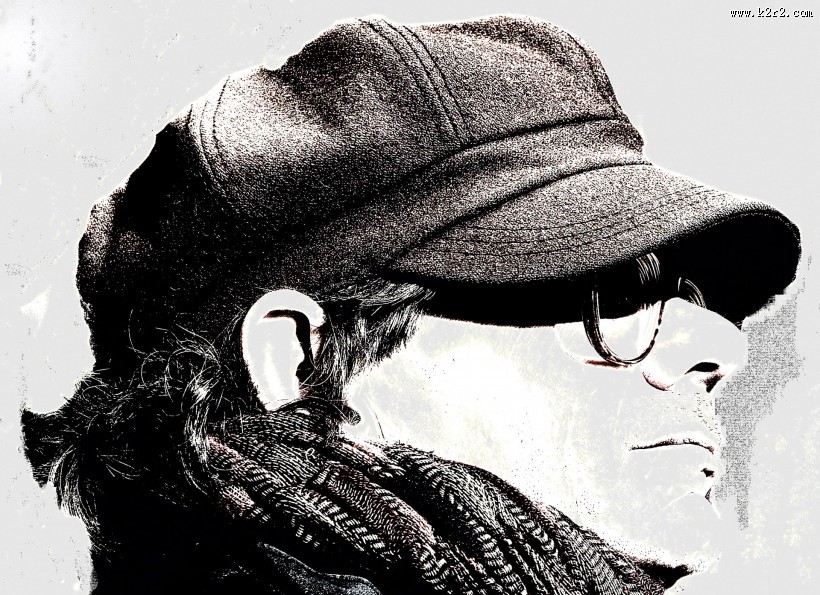 戴眼镜的人图片