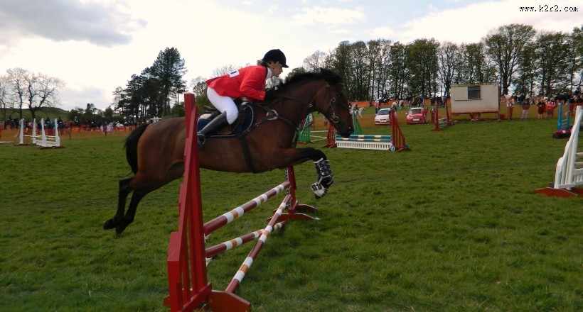 骑马跨栏比赛图片大全