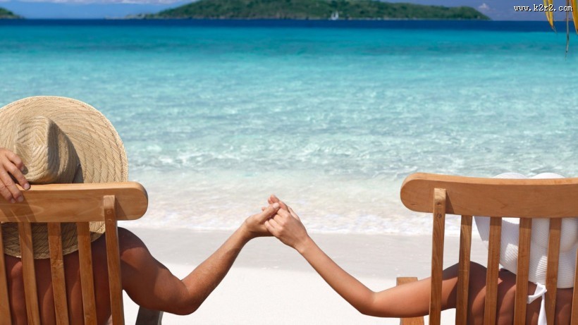 海边的爱人图片