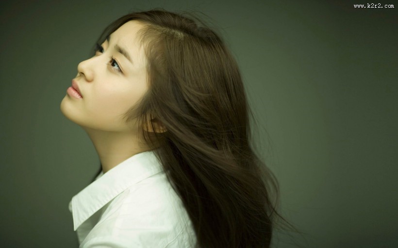 精致女性侧脸图片