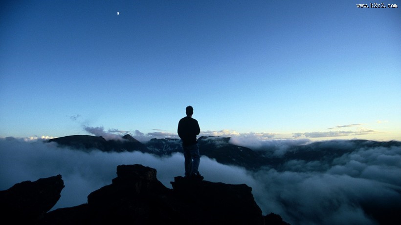 唯美人物背影图片