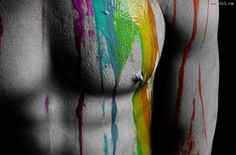 男性健美肌肉图片