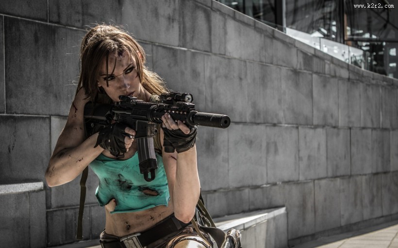 真人劳拉cosplay图片