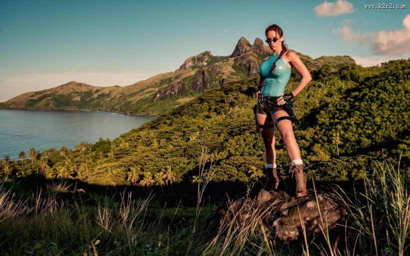 真人劳拉cosplay图片