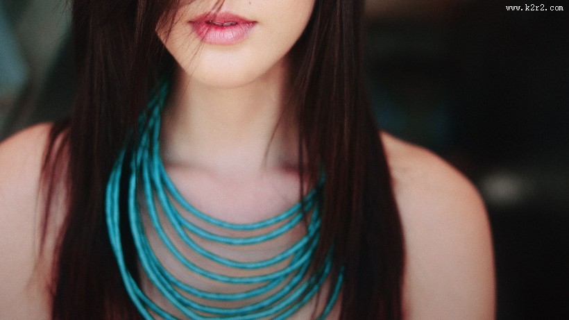 唯美遮面美女图片