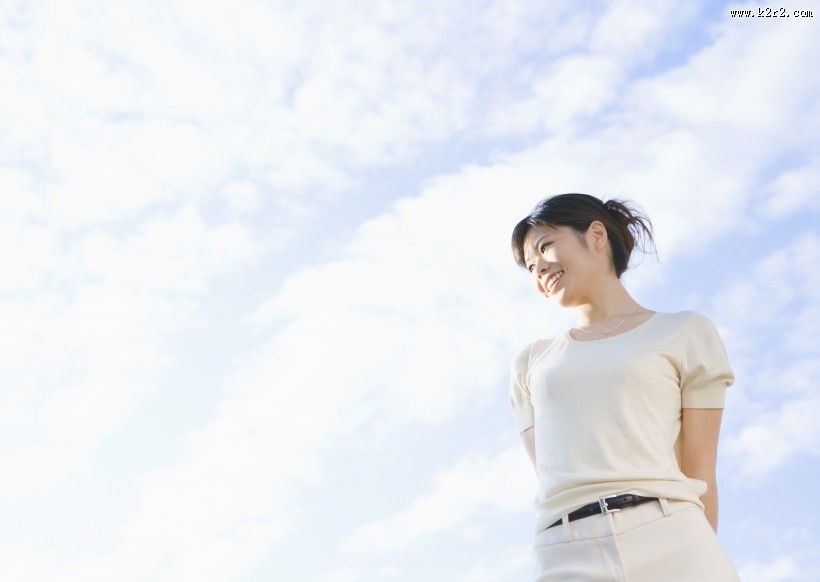 职场清新女性图片