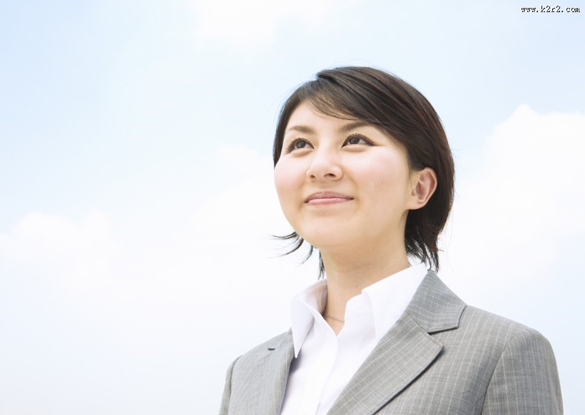 职场清新女性图片