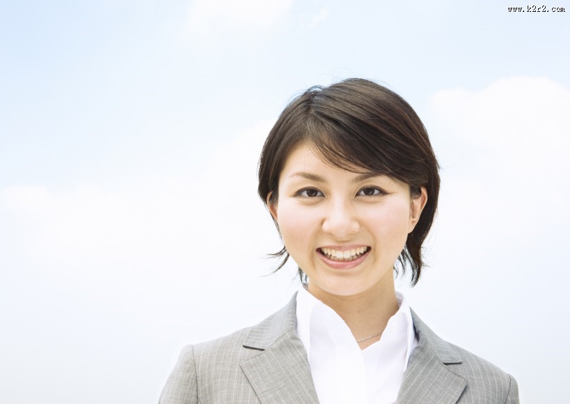 职场清新女性图片