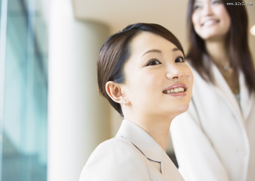 职场清新女性图片