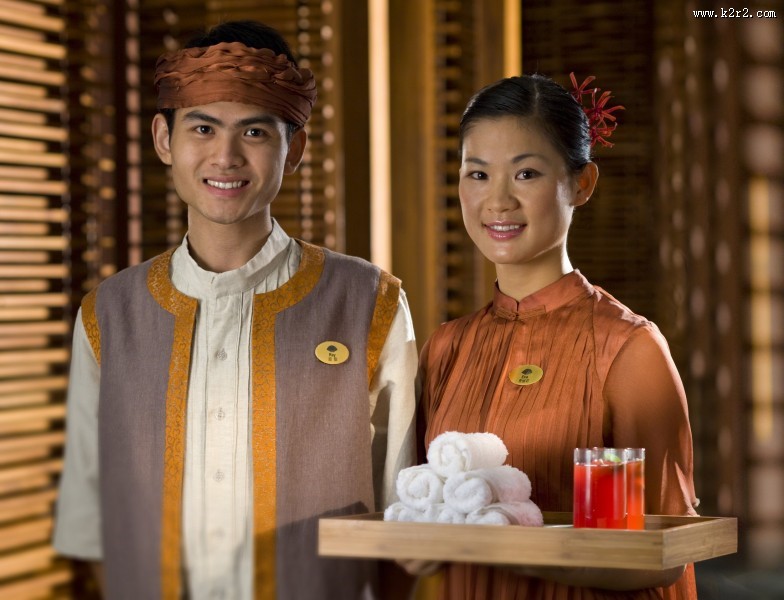 文华东方酒店服务人员图片