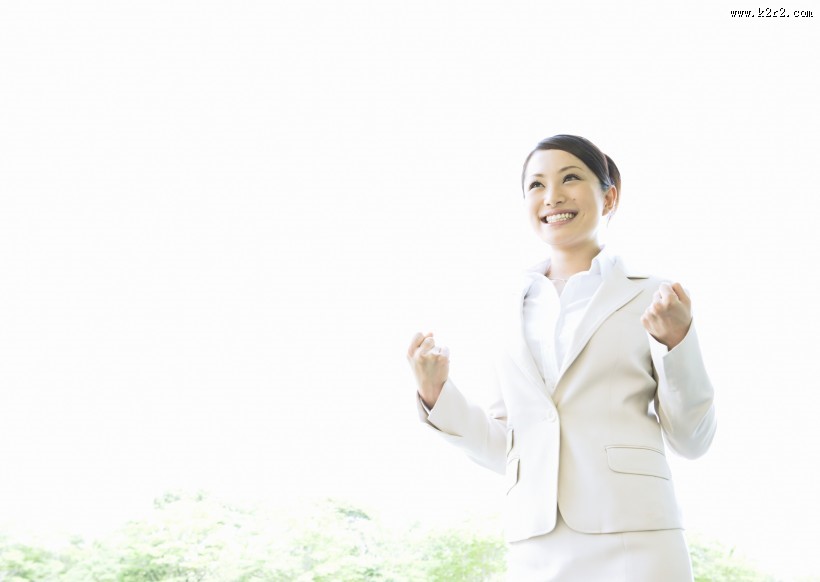 朝气蓬勃的企业员工图片